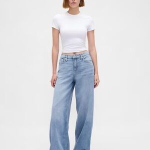 GAP Light Blue Wide Leg Flare Jeans